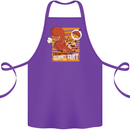 Nuttieer Than a Squirrel Fart Funny Farting Cotton Apron 100% Organic Purple