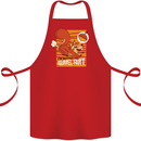 Nuttieer Than a Squirrel Fart Funny Farting Cotton Apron 100% Organic Red
