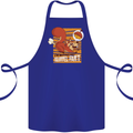 Nuttieer Than a Squirrel Fart Funny Farting Cotton Apron 100% Organic Royal Blue