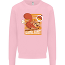 Nuttieer Than a Squirrel Fart Funny Farting Kids Sweatshirt Jumper Light Pink