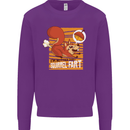 Nuttieer Than a Squirrel Fart Funny Farting Kids Sweatshirt Jumper Purple