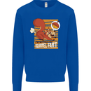 Nuttieer Than a Squirrel Fart Funny Farting Kids Sweatshirt Jumper Royal Blue