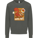 Nuttieer Than a Squirrel Fart Funny Farting Kids Sweatshirt Jumper Storm Grey