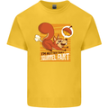 Nuttieer Than a Squirrel Fart Funny Farting Kids T-Shirt Childrens Yellow