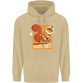 Nuttieer Than a Squirrel Fart Funny Farting Mens 80% Cotton Hoodie Sand
