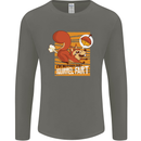Nuttieer Than a Squirrel Fart Funny Farting Mens Long Sleeve T-Shirt Charcoal