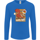Nuttieer Than a Squirrel Fart Funny Farting Mens Long Sleeve T-Shirt Royal Blue