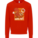 Nuttieer Than a Squirrel Fart Funny Farting Mens Sweatshirt Jumper Bright Red