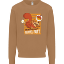 Nuttieer Than a Squirrel Fart Funny Farting Mens Sweatshirt Jumper Caramel Latte