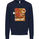 Nuttieer Than a Squirrel Fart Funny Farting Mens Sweatshirt Jumper Navy Blue