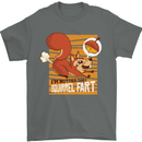 Nuttieer Than a Squirrel Fart Funny Farting Mens T-Shirt Cotton Gildan Charcoal