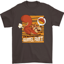 Nuttieer Than a Squirrel Fart Funny Farting Mens T-Shirt Cotton Gildan Dark Chocolate
