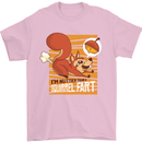 Nuttieer Than a Squirrel Fart Funny Farting Mens T-Shirt Cotton Gildan Light Pink