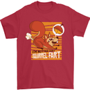 Nuttieer Than a Squirrel Fart Funny Farting Mens T-Shirt Cotton Gildan Red