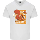 Nuttieer Than a Squirrel Fart Funny Farting Mens V-Neck Cotton T-Shirt White