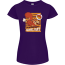 Nuttieer Than a Squirrel Fart Funny Farting Womens Petite Cut T-Shirt Purple