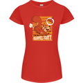 Nuttieer Than a Squirrel Fart Funny Farting Womens Petite Cut T-Shirt Red