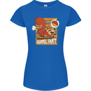 Nuttieer Than a Squirrel Fart Funny Farting Womens Petite Cut T-Shirt Royal Blue