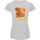 Nuttieer Than a Squirrel Fart Funny Farting Womens Petite Cut T-Shirt Sports Grey