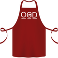 OCD Obsessive Camping Disorder Cotton Apron 100% Organic Maroon
