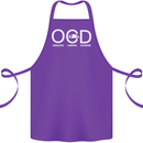 OCD Obsessive Camping Disorder Cotton Apron 100% Organic Purple