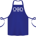 OCD Obsessive Camping Disorder Cotton Apron 100% Organic Royal Blue