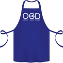 OCD Obsessive Camping Disorder Cotton Apron 100% Organic Royal Blue