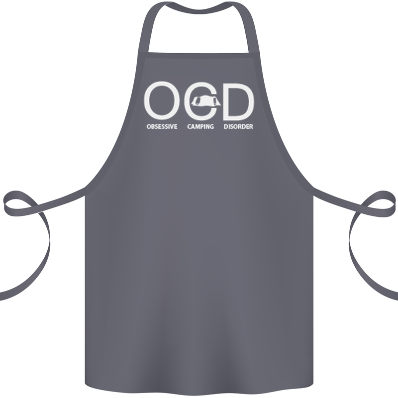 OCD Obsessive Camping Disorder Cotton Apron 100% Organic Steel