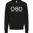 OCD Obsessive Camping Disorder Kids Sweatshirt Jumper Black
