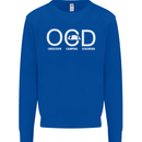 OCD Obsessive Camping Disorder Kids Sweatshirt Jumper Royal Blue