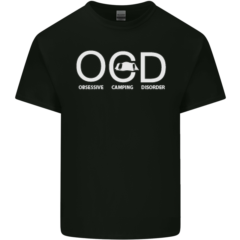 OCD Obsessive Camping Disorder Kids T-Shirt Childrens Black