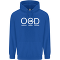 OCD Obsessive Camping Disorder Mens 80% Cotton Hoodie Royal Blue