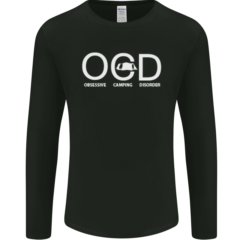OCD Obsessive Camping Disorder Mens Long Sleeve T-Shirt Black