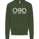 OCD Obsessive Camping Disorder Mens Sweatshirt Jumper Forest Green