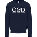 OCD Obsessive Camping Disorder Mens Sweatshirt Jumper Navy Blue