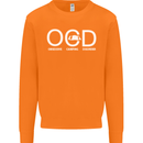 OCD Obsessive Camping Disorder Mens Sweatshirt Jumper Orange