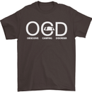 OCD Obsessive Camping Disorder Mens T-Shirt Cotton Gildan Dark Chocolate