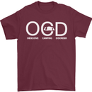 OCD Obsessive Camping Disorder Mens T-Shirt Cotton Gildan Maroon