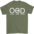 OCD Obsessive Camping Disorder Mens T-Shirt Cotton Gildan Military Green