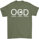 OCD Obsessive Camping Disorder Mens T-Shirt Cotton Gildan Military Green