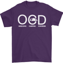 OCD Obsessive Camping Disorder Mens T-Shirt Cotton Gildan Purple