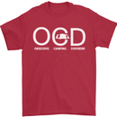 OCD Obsessive Camping Disorder Mens T-Shirt Cotton Gildan Red