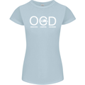 OCD Obsessive Camping Disorder Womens Petite Cut T-Shirt Light Blue