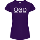 OCD Obsessive Camping Disorder Womens Petite Cut T-Shirt Purple