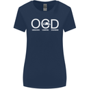 OCD Obsessive Camping Disorder Womens Wider Cut T-Shirt Navy Blue