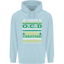 OCD Obsessive Christmas Disorder Childrens Kids Hoodie Light Blue