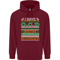 OCD Obsessive Christmas Disorder Childrens Kids Hoodie Maroon