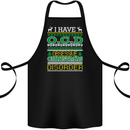 OCD Obsessive Christmas Disorder Cotton Apron 100% Organic Black