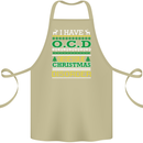 OCD Obsessive Christmas Disorder Cotton Apron 100% Organic Khaki