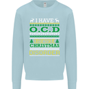 OCD Obsessive Christmas Disorder Kids Sweatshirt Jumper Light Blue